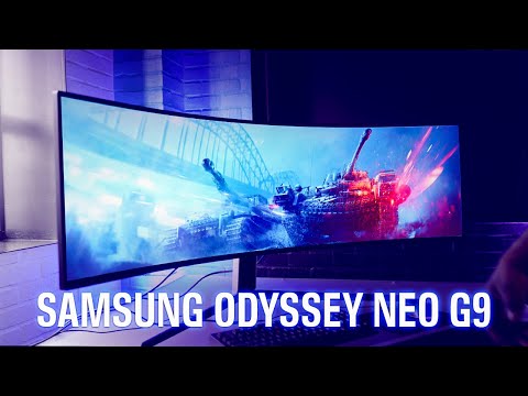 External Review Video fyap4zTTu-k for Samsung Odyssey Neo G9 S49AG95 49" DQHD Ultra-Wide Mini-LED Gaming Monitor (2021)