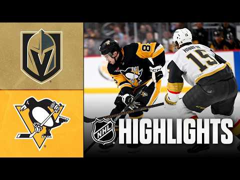 Golden Knights vs. Penguins | NHL Highlights | March 01, 2026