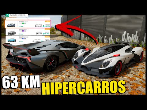 CORRIDA DE 63KM COM HIPERCARROS DE LEILÃO - Forza Horizon 4