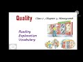 Quality Class 7 Chapter 5 CBSE Explanation In English