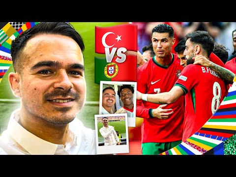 DIREKT AM RASEN + SPEED GETROFFEN !! 😱🔥 TÜRKEI vs PORTUGAL - EM 2024 Stadionvlog