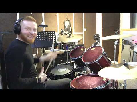 One Minute Drum Lesson - RLK - The Simplest And Best Linear Drum Lick!
