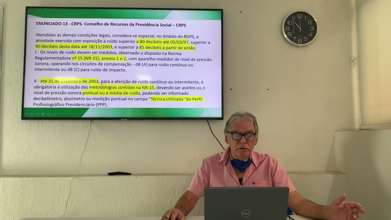 Aposentadoria Especial   Metodologia de Avaliação de Ruído - Tuffi Messias Saliba