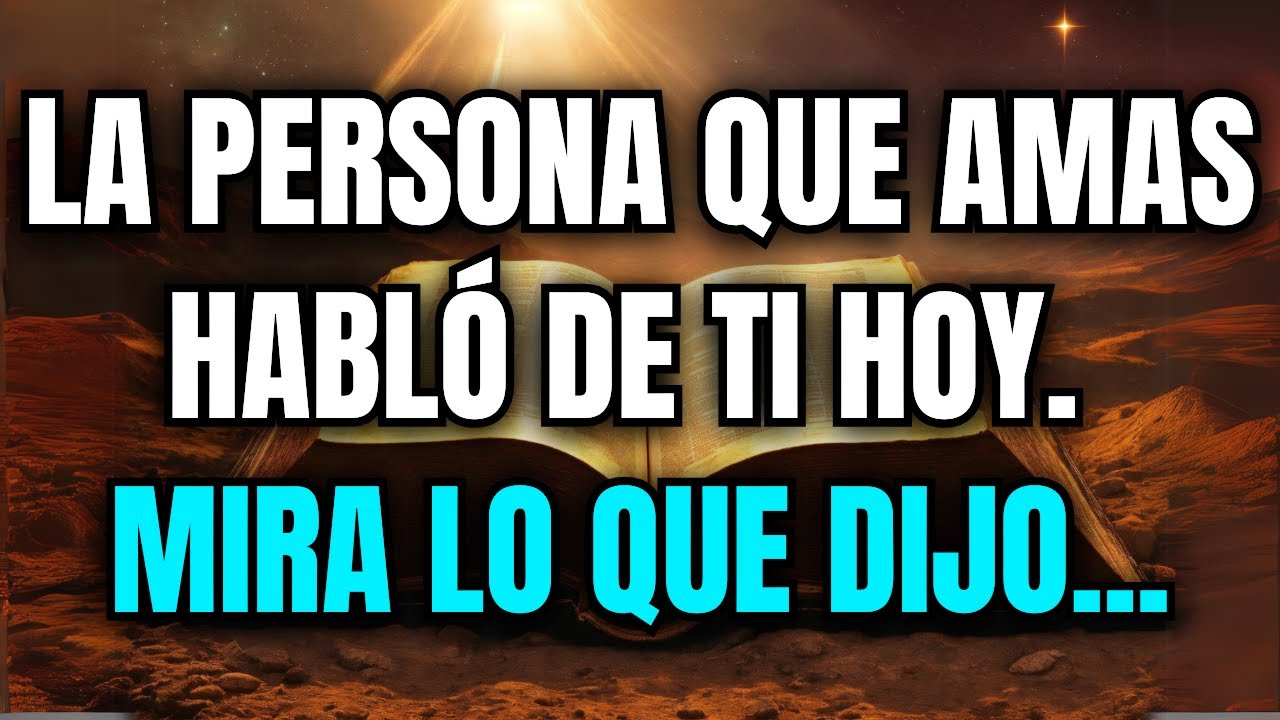 💌 Los ángeles dicen: ¡Hoy, la persona que amas habló de ti! Descubre qué dijo... Diosdice