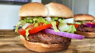 Spicy Beyond Meat Burger Recipe - vegan burger recipe - healthy recipe channel