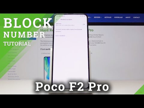 How to Block Number in XIAOMI Poco F2 Pro – Create Blacklist