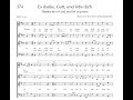 Bach Hymnbook 374 (BWV 76:14) Es danke, Gott, und lobe dich