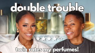 My TWIN 👯‍♀️ RATES POPULAR FRAGRANCES From My Collection! Double Trouble Perfume Reviews