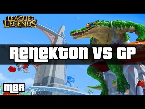 Pool Party Renekton Vs GangPlank  - Top Lane - League of Legends - HD