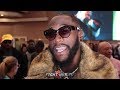 DEONTAY WILDER "AFTER I KNOCK FURY OUT I'M LOOKING FORWARD TO THE WINNER OF JOSHUA VS RUIZ!