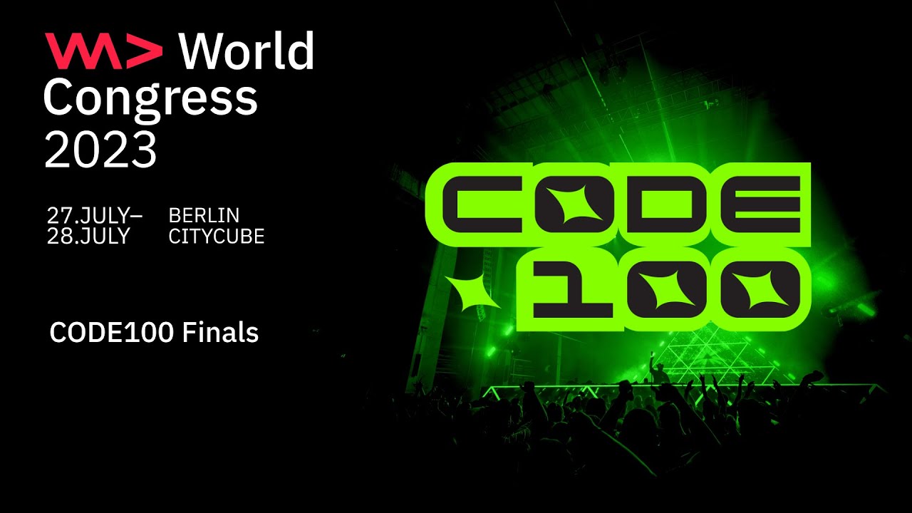 CODE100 - Europe's Ultimate Coding Competition - Premiere at WeAreDevelopers World Congress 2023