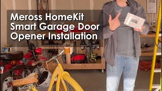 Meross Smart Garage Door Opener Installation