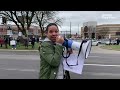 Hands Off protest in Ferndale, Michigan