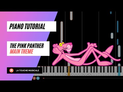 Main Theme The Pink Panther by Henri Mancini Piano Tutorial