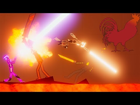 Hi-Tech Soldier vs Android-Biodroid in People Playground