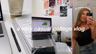 college vlog: new Starbucks drinks, friday night, etc