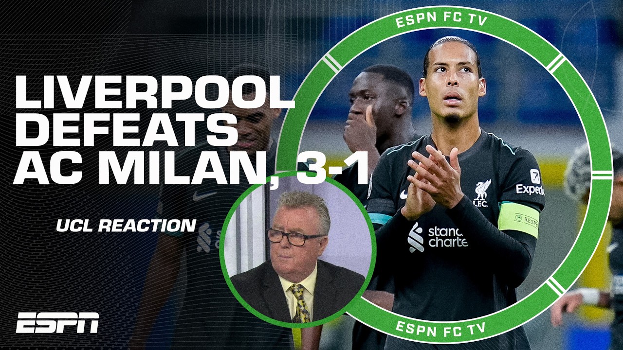 ‘TOTALLY DOMINATING’ ⚽ Steve Nicol reacts to Liverpool’s UCL win vs. AC Milan | ESPN FC