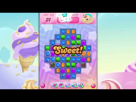Candy Crush Saga LEVEL 621 (new version*)✔️