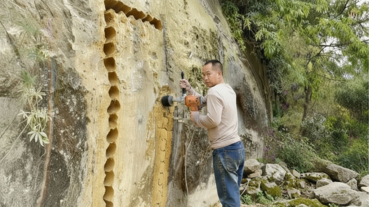 Man Digs a Hole in a Mountain and Turns it Into an Amazing Apartment