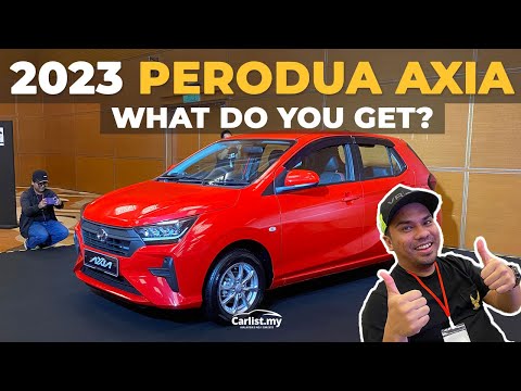 2023 Perodua Axia officially launched! Four variants, but which is which?