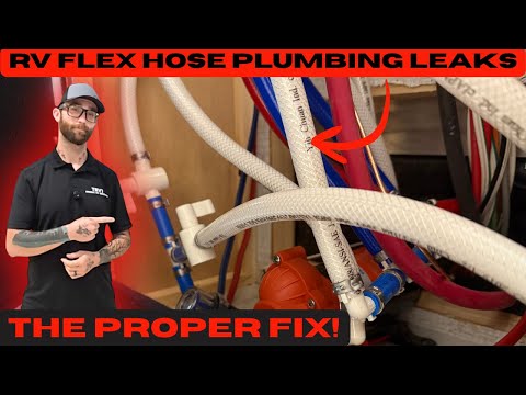 RV flexible plumbing fixed CORRECTLY!