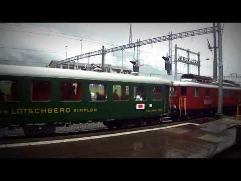 BLS 100 Jahre Lötschbergbahn Eisenbahnfest in Frutigen (29/06/2013)