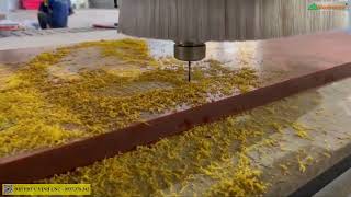 Máy CNC Trung Tâm Thử Khoan Tấm Phíp dày 40mm Làm Chi Tiết Mạch Điện | Woodmaster