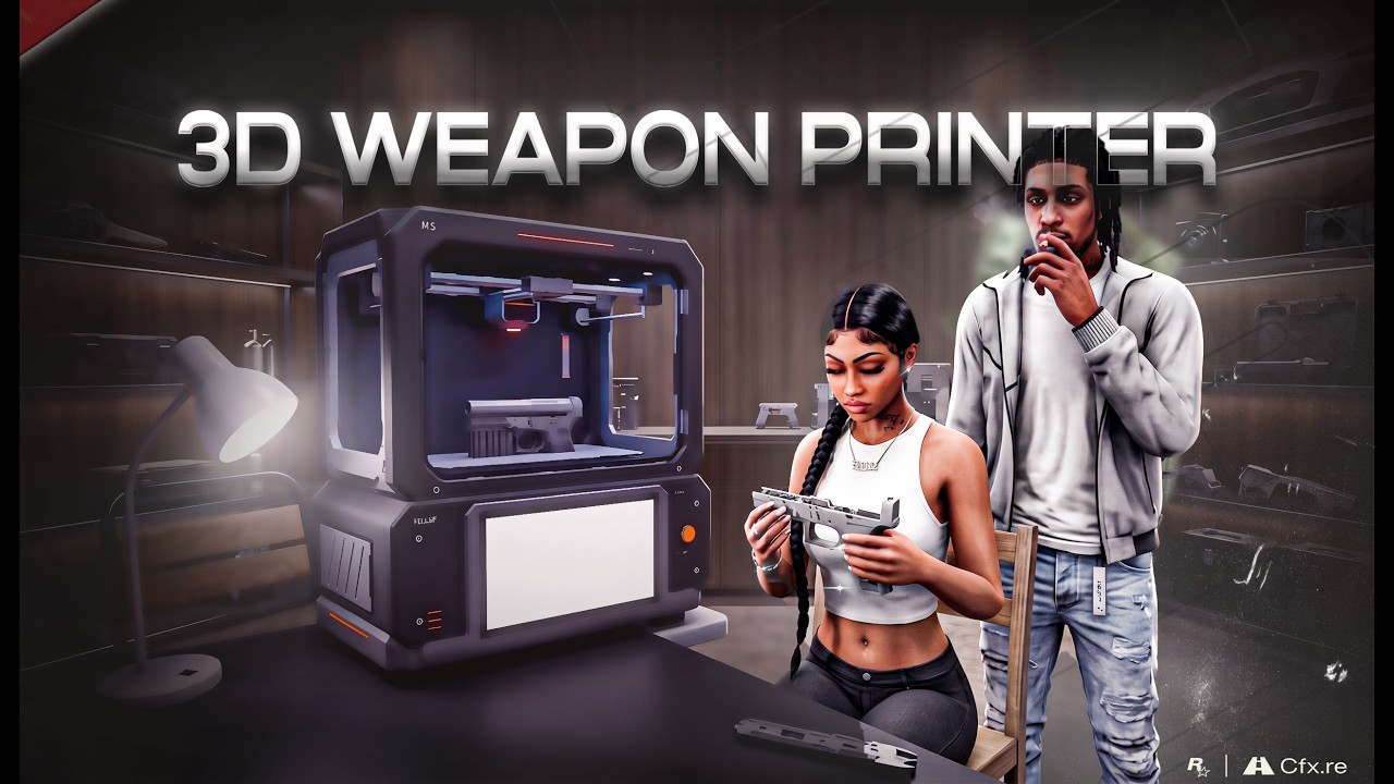 3D Weapon Printer System Video