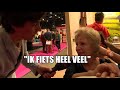 Slijptol checkt de vliegschaamte op Vakantiebeurs