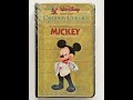 Opening To Walt Disney Cartoon Classics Limited Gold Edition Mickey 1984 VHS