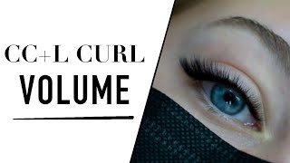 Lash Extension Tutorial | CC+L Curl Volume Lashes+Mapping+Styling