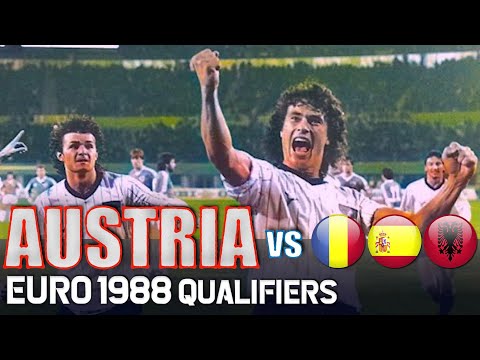 AUSTRIA Euro 1988 Qualification All Matches Highlights | Road to West Germany