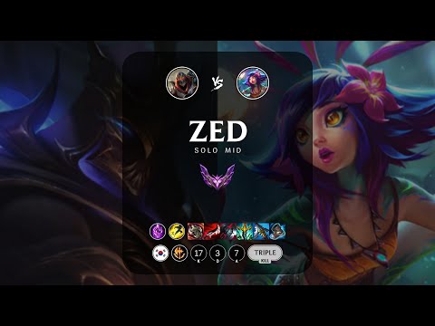 Zed Mid vs Neeko - KR Master Patch 13.13