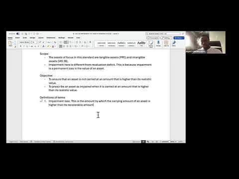 IAS 36 Impairment of Assets