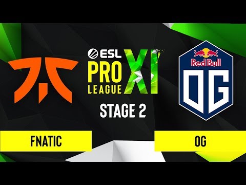 CS:GO - OG vs. Fnatic [Dust2] Map 3 - ESL Pro League Season 11 - Stage 2