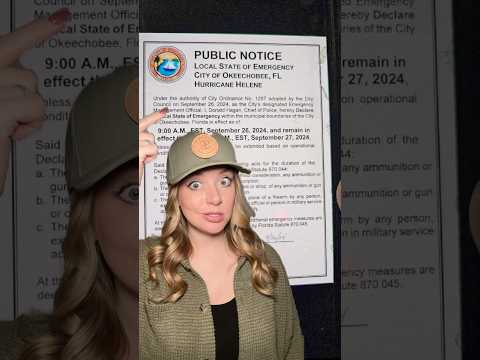 Police Chief Forcing Unconstitutional Order On Hurricane Victims?!?#2ndamendment #shorts Thumbnail