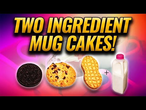 2 Ingredient Cookie Mug Cakes | Oreo's, Chips Ahoy, & Nutter Butter