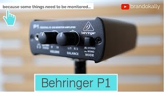 Video thumbnail for Behringer P1 - Personal Monitor System by Brando Kally