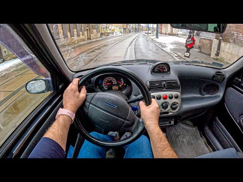 2002 Fiat Seicento Sporting (1.1 54 hp) | POV Test Drive #2621 | Joe Black