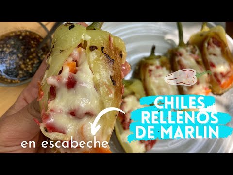 CHILES RELLENOS DE MARLIN EN ESCABECHE (GARANTIA DE RECETA)