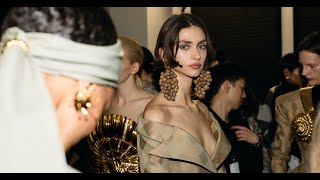 Balmain Fall 2024 Women's Runway with Grape Allusions