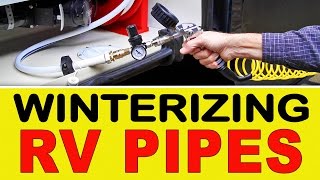 Winterizing RV Water Lines With an Air Compressor