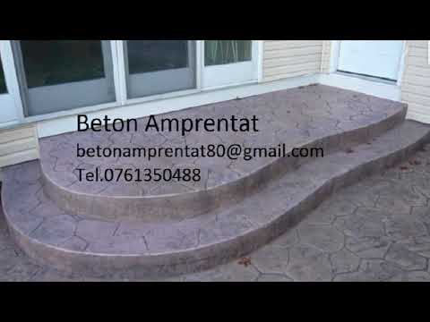 Beton Amprentat Scărișoara - Olt Tel.0761350488