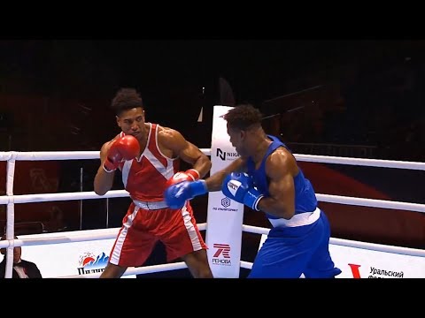 Round of 32 (91kg)  SCHELSTRAETE Victor (BEL) vs CLARKE CHEAVON (ENG) /AIBA World 2019