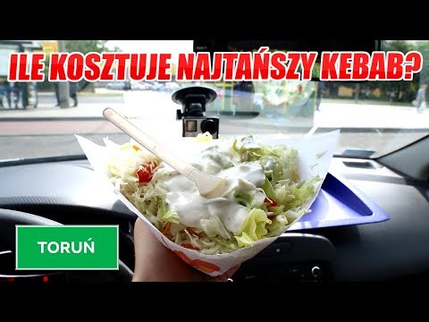 TEST NAJTAŃSZY KEBAB W TORUNIU - ILE KOSZTUJE?