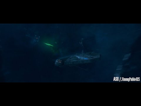 Solo: A Star Wars Story - Millennium Falcon Escape from Tie Fighters Scene