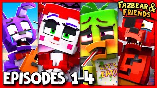 EPISODES #1-4 COMPILATION - Fazbear and Friends FN