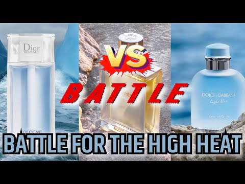 Top 3 Mens Fragrances For The HIGH HEAT | Dior Homme Cologne v Eau Givree v Light Blue EAU intense