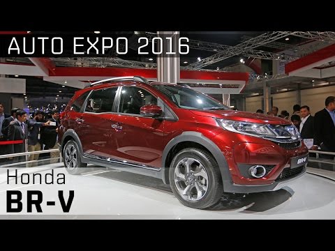 Honda BR-V :: 2016 Auto Expo WalkAround video :: ZigWheels India