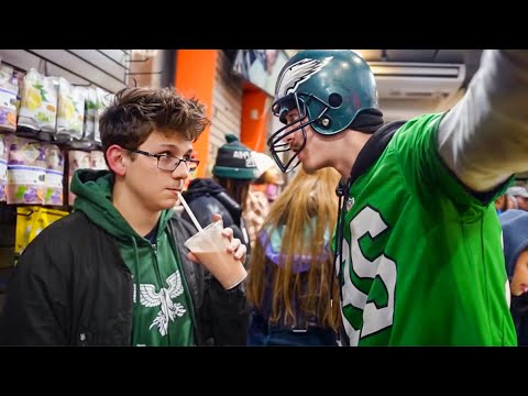 Eagles Fan Crashed Out!